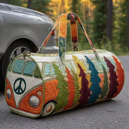 Quilted Duffle Bag Large Capacity 3D Quilting Craft Travel Duffel Bag Tote Bags Short-Distance Handbag