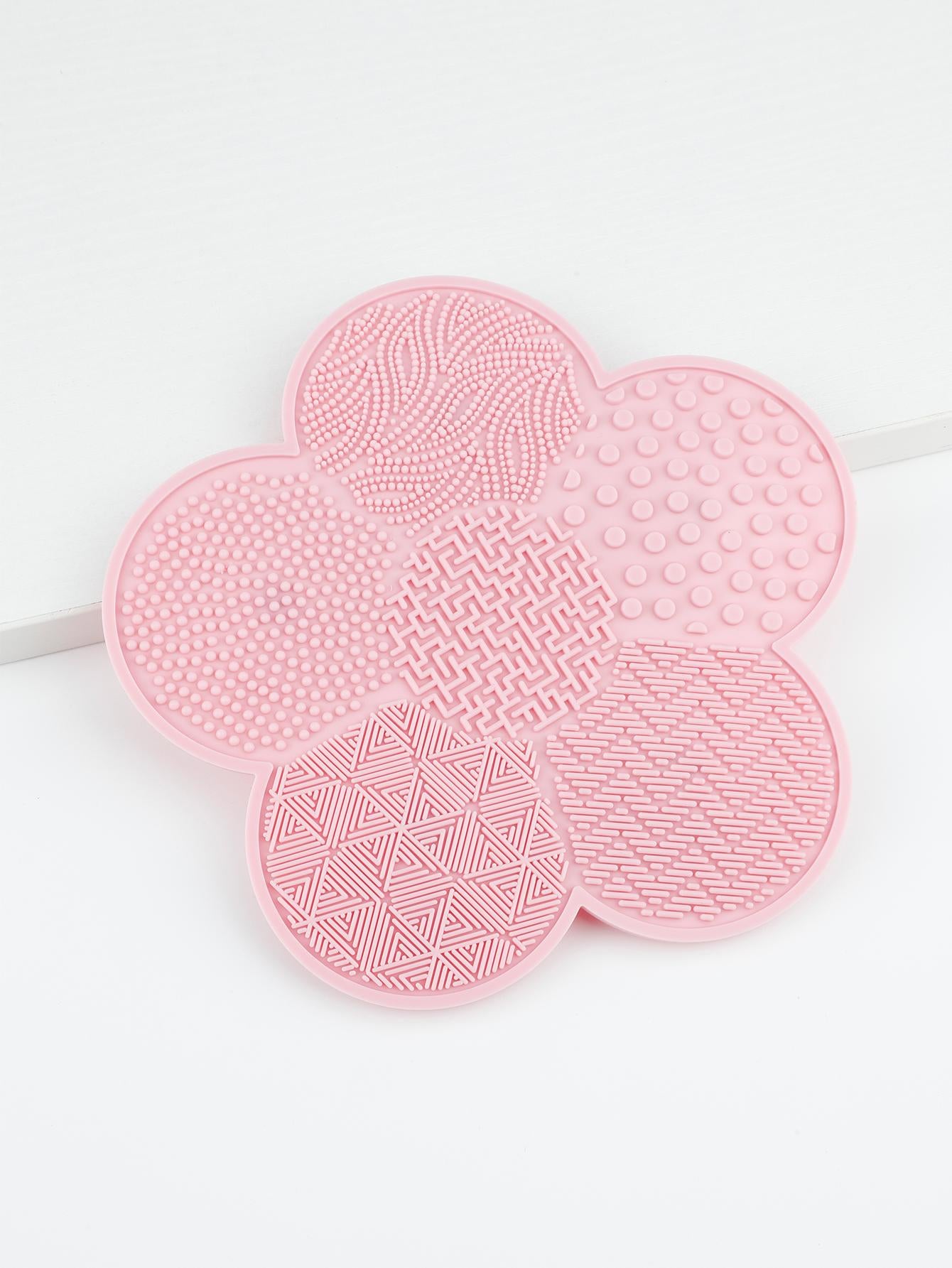 RANCAI 1Pc Flower Silicone Makeup Brush Cleaning Bearings With Suction Cups, Silicone Cleaning Tool, Makeup Brush Tools,Brush Cleaners,Beauty And Personal Care,Giveaways