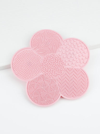 RANCAI 1Pc Flower Silicone Makeup Brush Cleaning Bearings With Suction Cups, Silicone Cleaning Tool, Makeup Brush Tools,Brush Cleaners,Beauty And Personal Care,Giveaways
