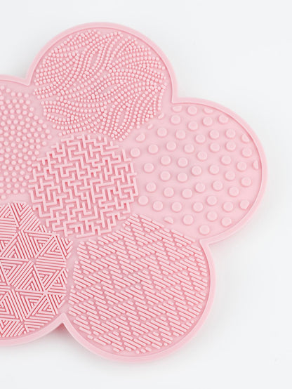 RANCAI 1Pc Flower Silicone Makeup Brush Cleaning Bearings With Suction Cups, Silicone Cleaning Tool, Makeup Brush Tools,Brush Cleaners,Beauty And Personal Care,Giveaways