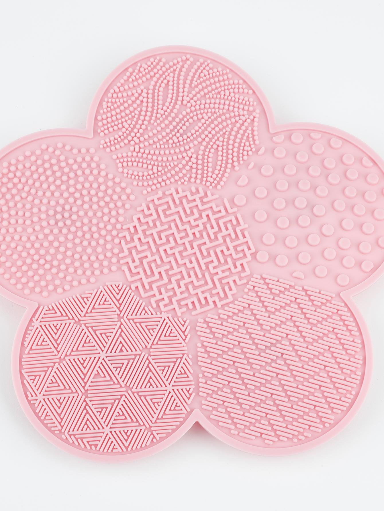 RANCAI 1Pc Flower Silicone Makeup Brush Cleaning Bearings With Suction Cups, Silicone Cleaning Tool, Makeup Brush Tools,Brush Cleaners,Beauty And Personal Care,Giveaways