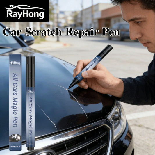 rayhong Car Scratch Repair Pen For Minor Paint Touch-Up, Auto Paint Repair Pen With Long-Lasting Coating For Car Care, Easy To Use, Professional Repair Solution, Suitable For Most Vehicles, Repairs Sc