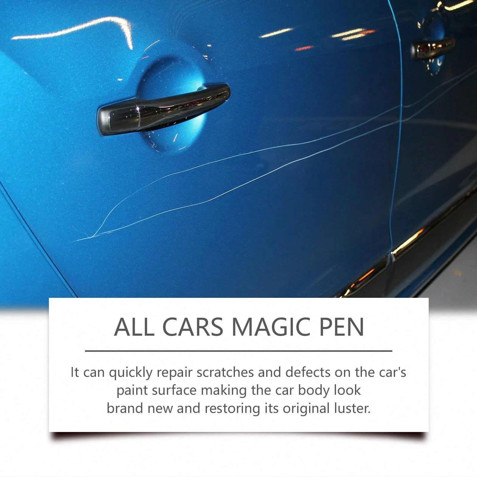 rayhong Car Scratch Repair Pen For Minor Paint Touch-Up, Auto Paint Repair Pen With Long-Lasting Coating For Car Care, Easy To Use, Professional Repair Solution, Suitable For Most Vehicles, Repairs Sc