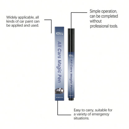 rayhong Car Scratch Repair Pen For Minor Paint Touch-Up, Auto Paint Repair Pen With Long-Lasting Coating For Car Care, Easy To Use, Professional Repair Solution, Suitable For Most Vehicles, Repairs Sc