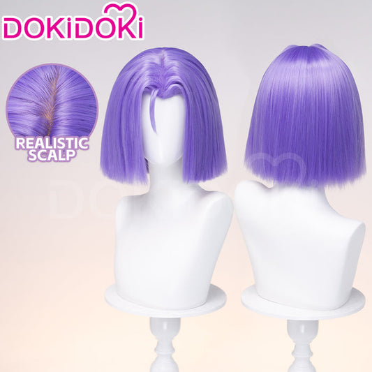 【Ready For Ship】DokiDoki Anime Cosplay Wig Short Straight Purple Hair