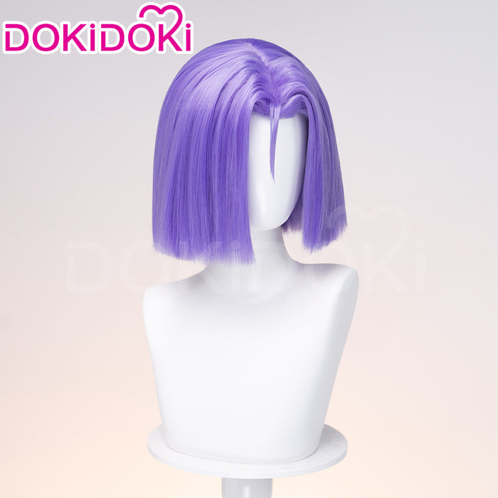 【Ready For Ship】DokiDoki Anime Cosplay Wig Short Straight Purple Hair