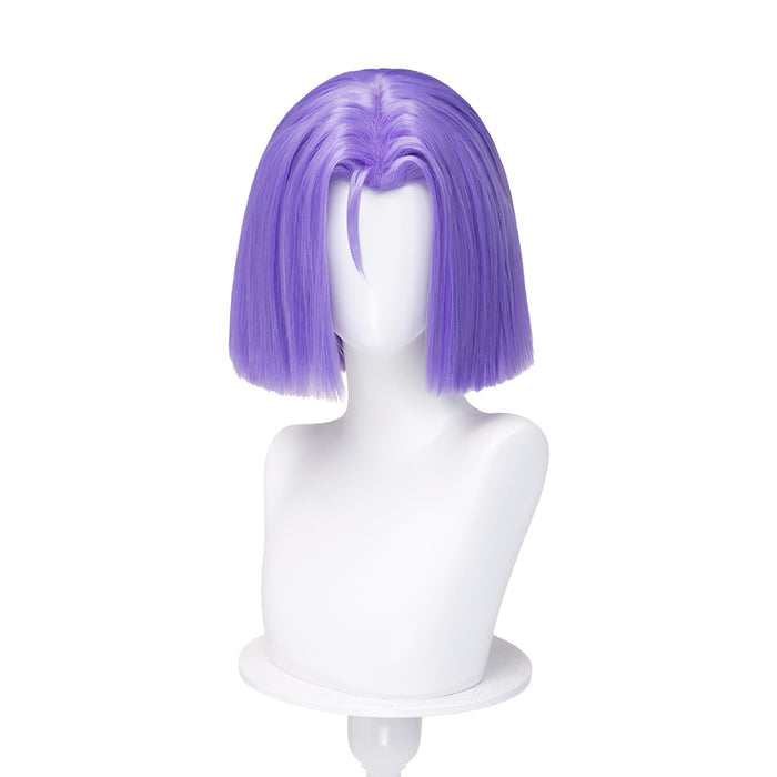 【Ready For Ship】DokiDoki Anime Cosplay Wig Short Straight Purple Hair