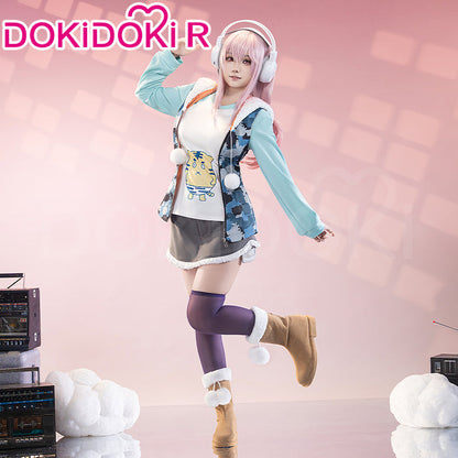 【Ready For Ship】【Size S-3XL】DokiDoki-R Anime Super Sonico Cosplay Sonico Costume