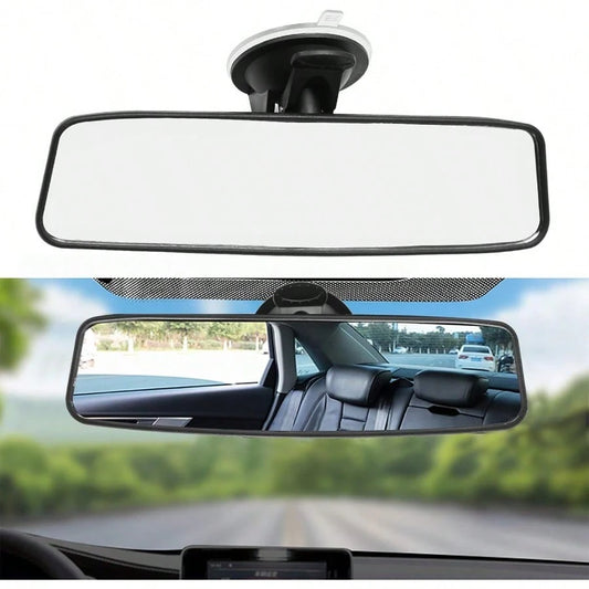 Rear View Mirror Adjustable Car Interior Rear View Mirror Car Seat Child Safety Mirror For Universal Cars Trucks SUV9.64 X 2.6 Inch White
