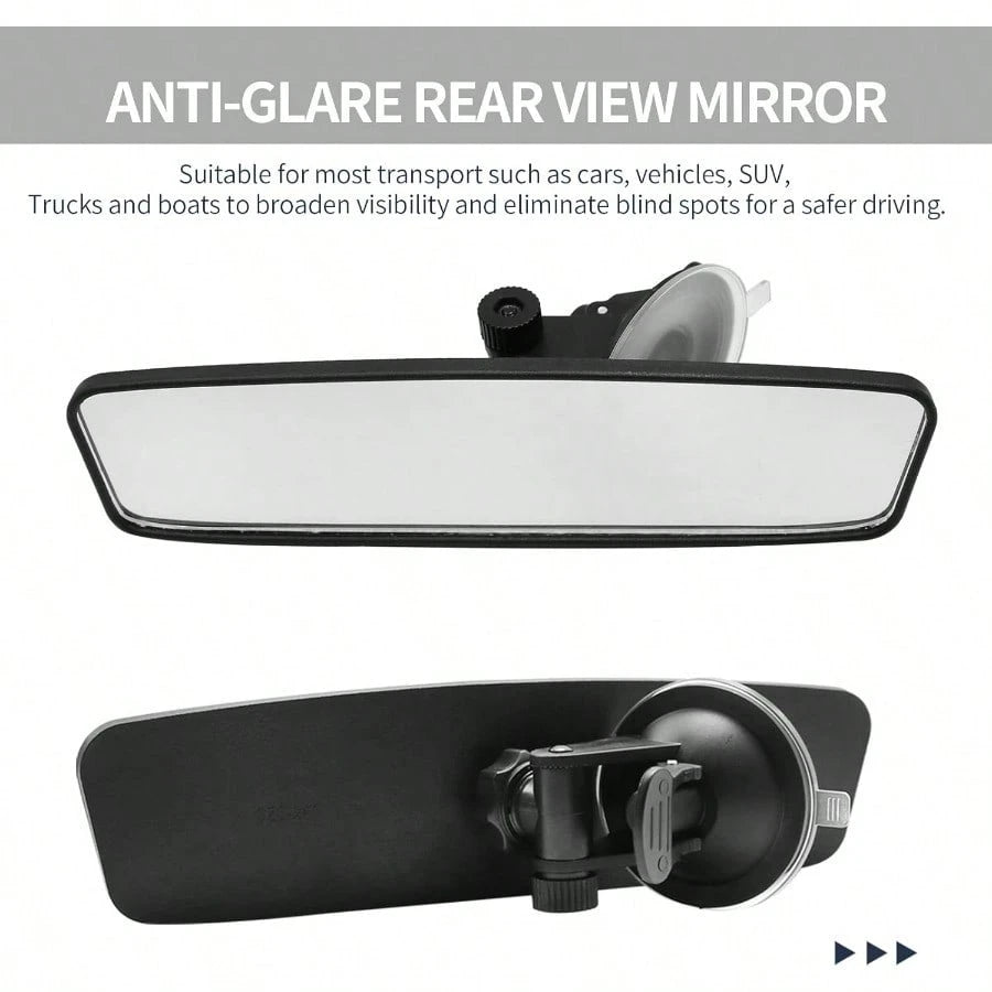 Rear View Mirror Adjustable Car Interior Rear View Mirror Car Seat Child Safety Mirror For Universal Cars Trucks SUV9.64 X 2.6 Inch White