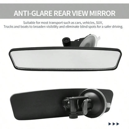 Rear View Mirror Adjustable Car Interior Rear View Mirror Car Seat Child Safety Mirror For Universal Cars Trucks SUV9.64 X 2.6 Inch White