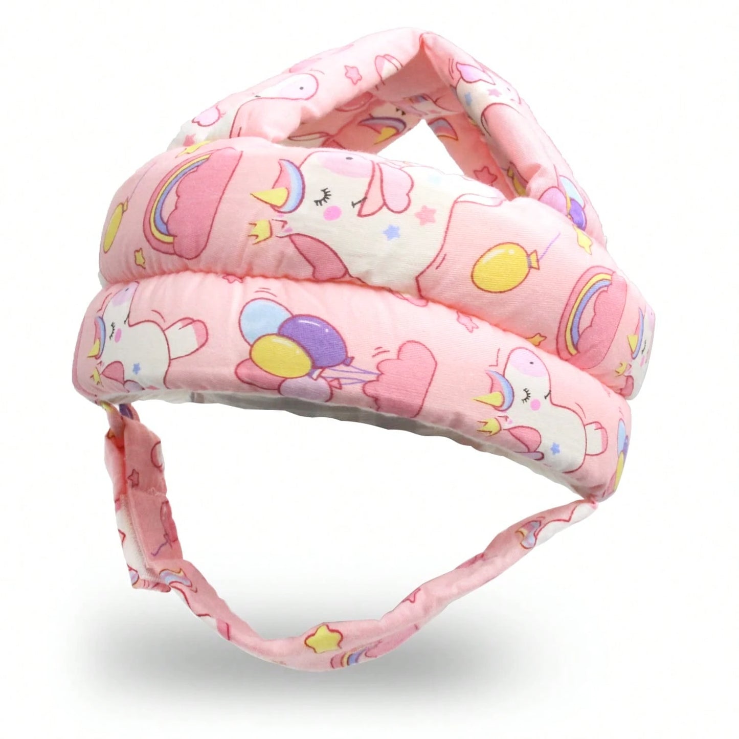 REFLYAWAY Baby Head Protector Baby Helmet For Crawling Walking, No Bumps Safety Head Adjustable Protective Cap For Walking, Playing (Unicorn)