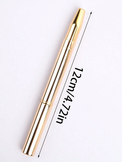 Retractable Single-Head Lip Brush With Cap, Portable Makeup Brush,Giveaways