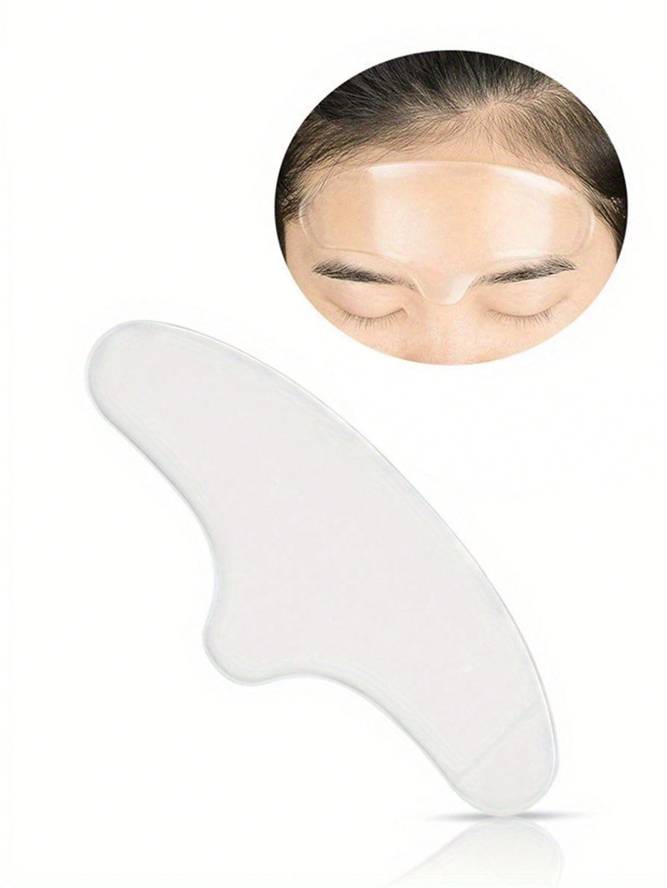 Reusable Hypoallergenic Silicone Forehead Patches, Easy-To-Use Eye Mask Patches, Suitable For All Skin Types