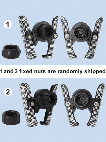 Rhinestone Decor Car Air Outlet Phone Holder