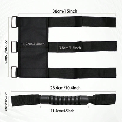 [Roller Handle Grip Handle]2PCS Roller Handle Grip Handle,Elastic Rope Handle- Internal Assembly Component,Suitable For Jeeps,UTVs,Four-Wheel Vehicles
