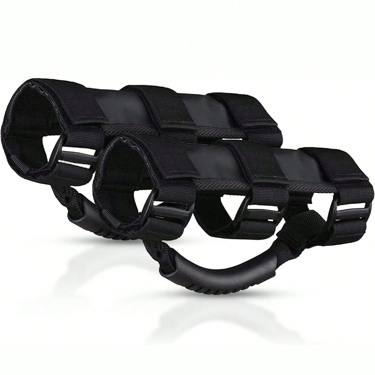 [Roller Handle Grip Handle]2PCS Roller Handle Grip Handle,Elastic Rope Handle- Internal Assembly Component,Suitable For Jeeps,UTVs,Four-Wheel Vehicles