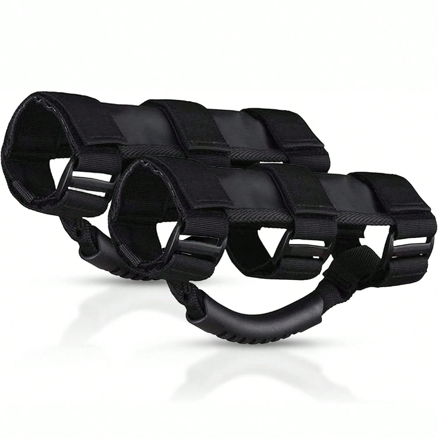 [Roller Handle Grip Handle]2PCS Roller Handle Grip Handle,Elastic Rope Handle- Internal Assembly Component,Suitable For Jeeps,UTVs,Four-Wheel Vehicles