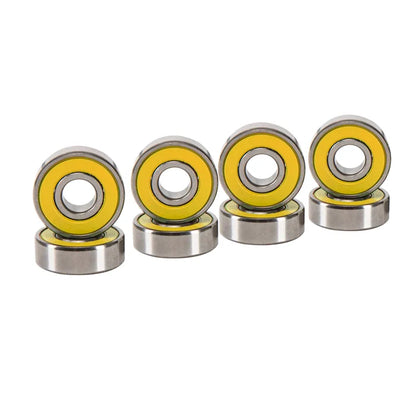 Roller Skate Wheels and Stoppers Combo - Lucid Green