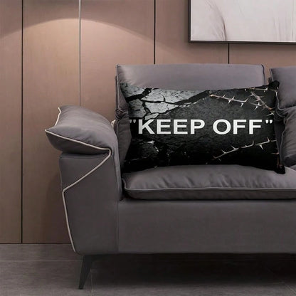 Room Decor Keep Off Pillow Set Of 2 Breathable Pillow Cover Square Cushion Case For Home Sofa Couch Decoration 18*18 Inch Diablo Style-2