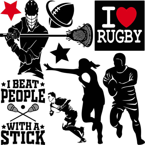 Rugby and Lacrosse Half Sheet