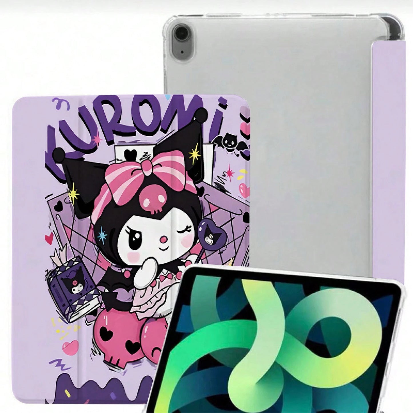 SANRIO Pink Skull Kulomi Tablet, With 70% Off Adjustable Stand, With Pen Slot, Compatible With Tablet 12 11inch (2026), 11 2025, 2025, Tablet/8/9, 4/5, 10. Fit 1/2/3/4/5/6/, Tablet 5/6//8/9/10/11, Air