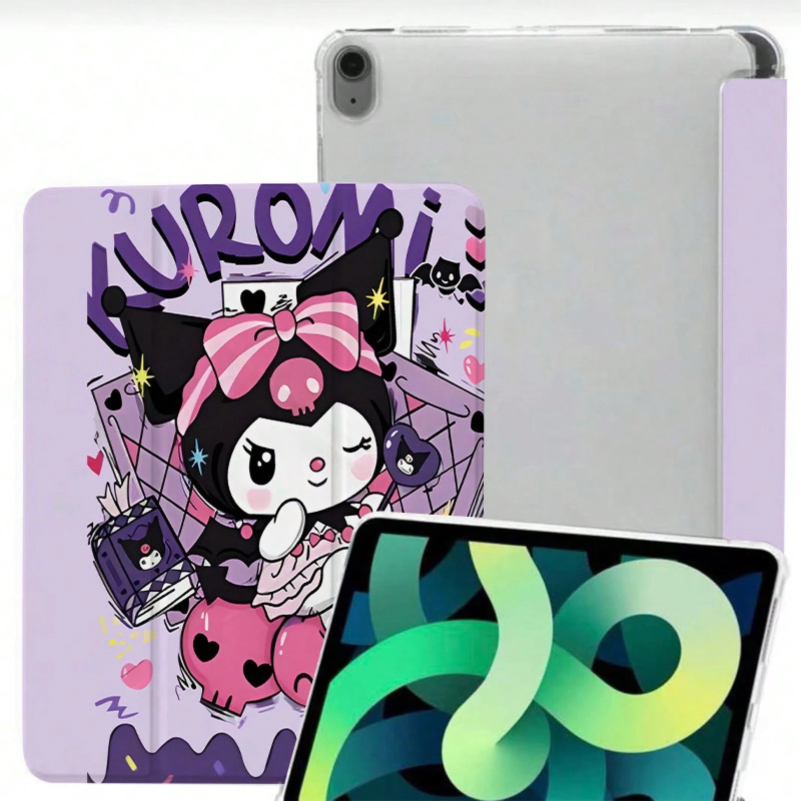 SANRIO Pink Skull Kulomi Tablet, With 70% Off Adjustable Stand, With Pen Slot, Compatible With Tablet 12 11inch (2026), 11 2025, 2025, Tablet/8/9, 4/5, 10. Fit 1/2/3/4/5/6/, Tablet 5/6//8/9/10/11, Air