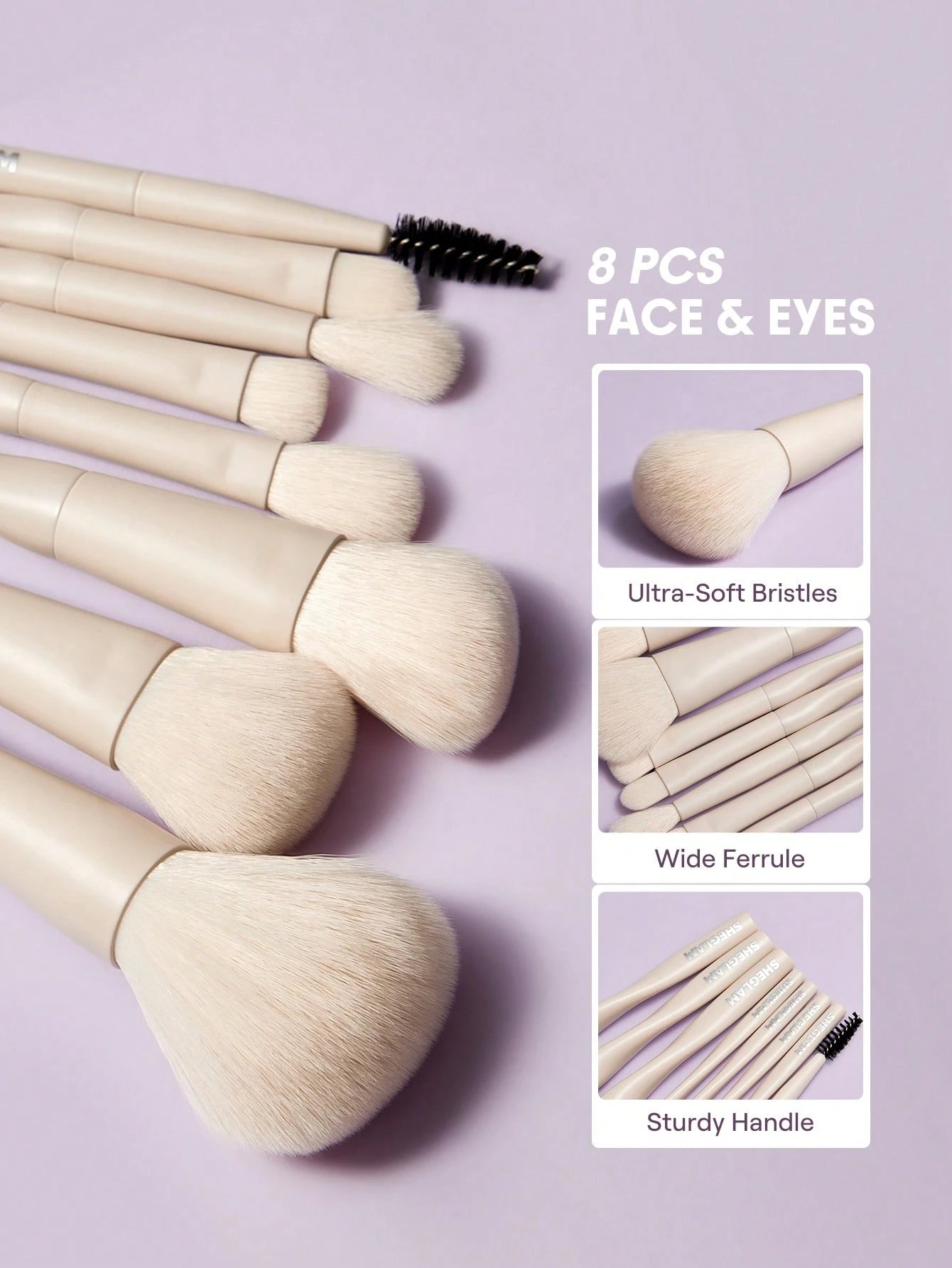 SHEGLAM Pro Core Brush Kit Brand Beauty Cosmetic Makeup For Women And Girls
