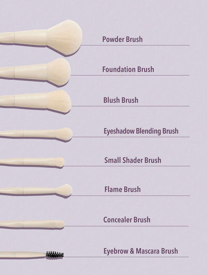 SHEGLAM Pro Core Brush Kit Brand Beauty Cosmetic Makeup For Women And Girls