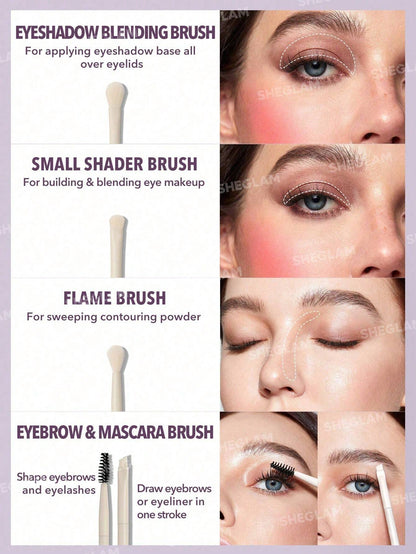SHEGLAM Pro Core Brush Kit Brand Beauty Cosmetic Makeup For Women And Girls