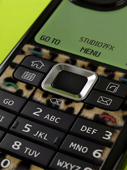 ShellaStory Shockproof Mobile Phone Elements Novelty Cases 1pc New Personalized Leopard Print Painted Shockproof Phone Case Glossy Soft Shell Protective Cover Compatible With 17pro/17Air/17/17promax 1