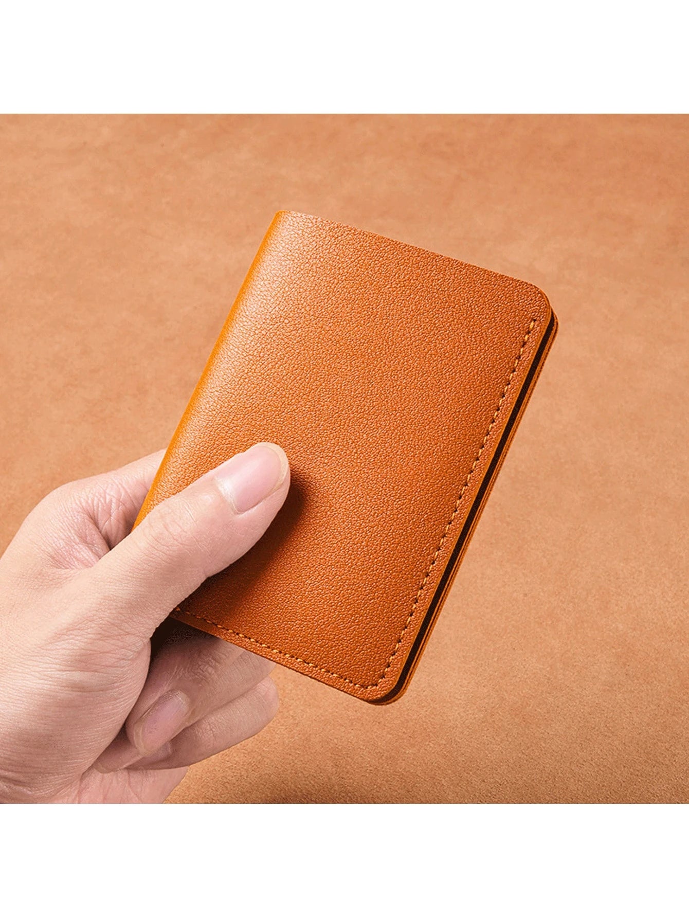 Simple Folding Buckle Wallet Multi Card Slots Driver License Holder Unisex For Students