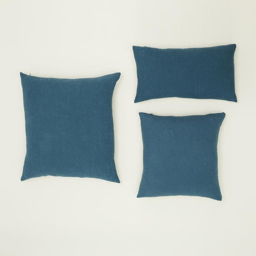 Simple Linen Pillows - Peacock