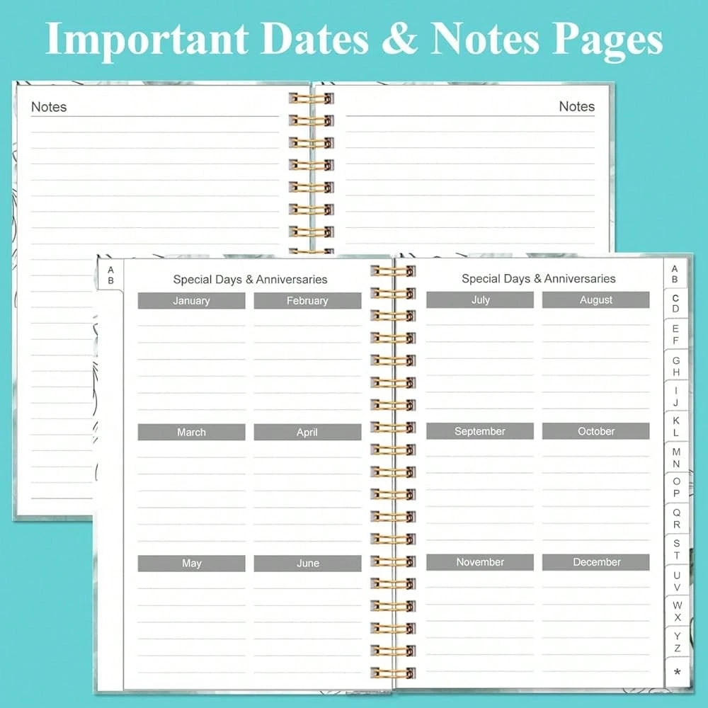 Simplified Password Book With Alphabetical Tabs- Small Pocket Size Password Keeper Journal Notebook For Computer & Website Logins, 4.5\ X 6.2\, Teal