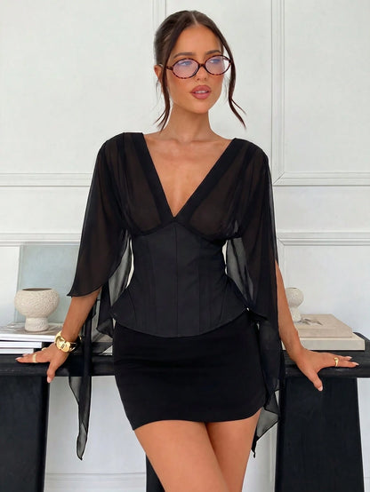 Siren Gaze Summer Solid Color Tight Camisole Shawl Shirt, Elegant Wedding Guest Attire, Outerwear Camisole,Summer Top