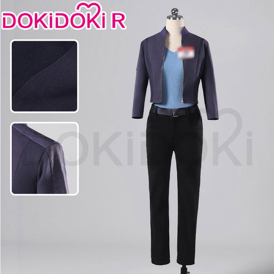 【Size XS-2XL】DokiDoki-R Movie Anime Cosplay Costume Daily Suit Jacket Jeans