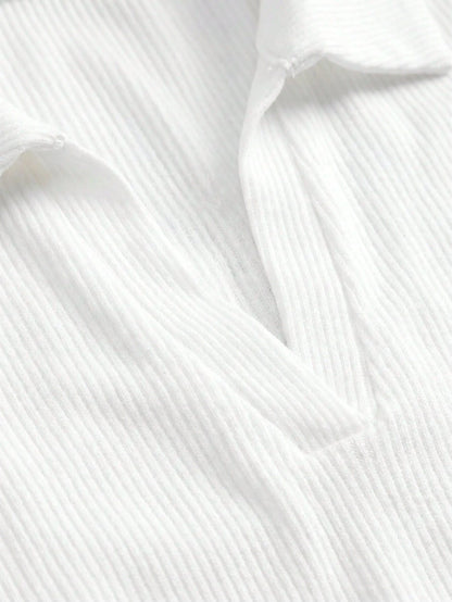 Slaydiva Spring/Summer Casual Solid White Slim Fit V-Neck Long Sleeve/Sleeveless Women Tank Top. Suitable For Valentine's Day, Wedding Season, Vacation, Beach