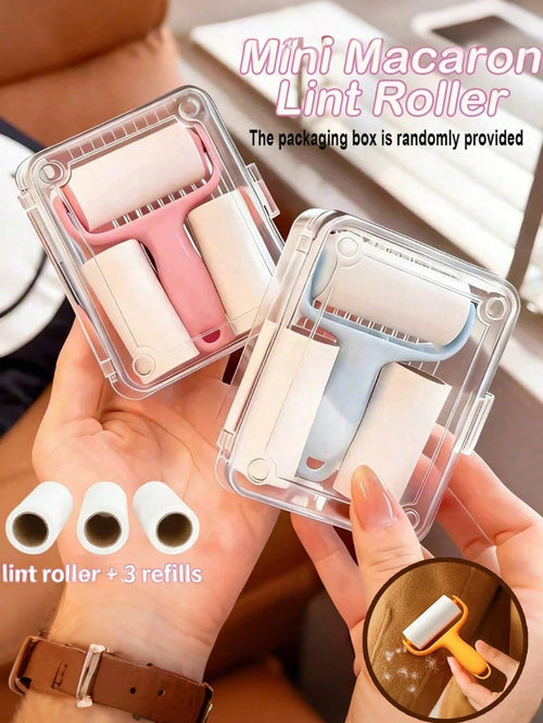 Small Tearable Lint Roller, Portable Household Cleaning Roller, High Adhesion Hair Removal Roller, Small Tearable Hair Remover, Clothing Hair Removal Roller, Tearable Hair Remover Suitable For Coats A