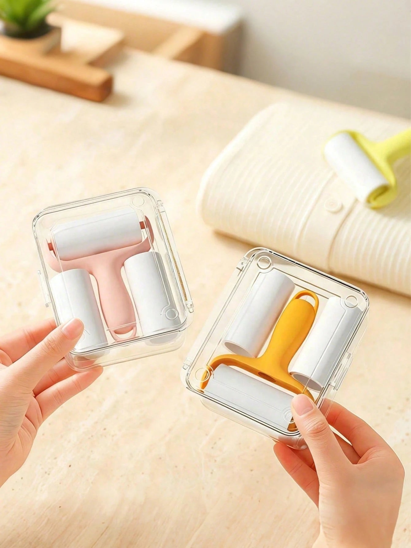 Small Tearable Lint Roller, Portable Household Cleaning Roller, High Adhesion Hair Removal Roller, Small Tearable Hair Remover, Clothing Hair Removal Roller, Tearable Hair Remover Suitable For Coats A
