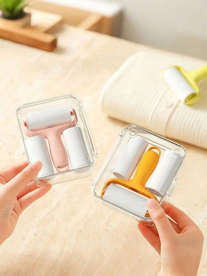 Small Tearable Lint Roller, Portable Household Cleaning Roller, High Adhesion Hair Removal Roller, Small Tearable Hair Remover, Clothing Hair Removal Roller, Tearable Hair Remover Suitable For Coats A