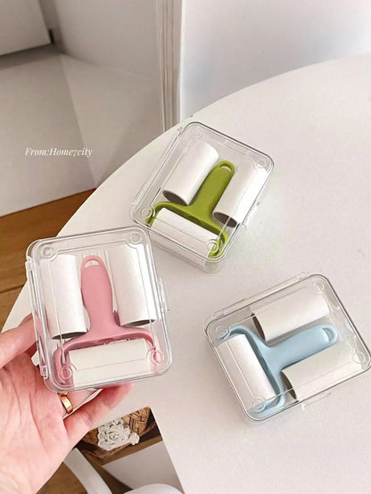 Small Tearable Lint Roller, Portable Household Cleaning Roller, High Adhesion Hair Removal Roller, Small Tearable Hair Remover, Clothing Hair Removal Roller, Tearable Hair Remover Suitable For Coats A