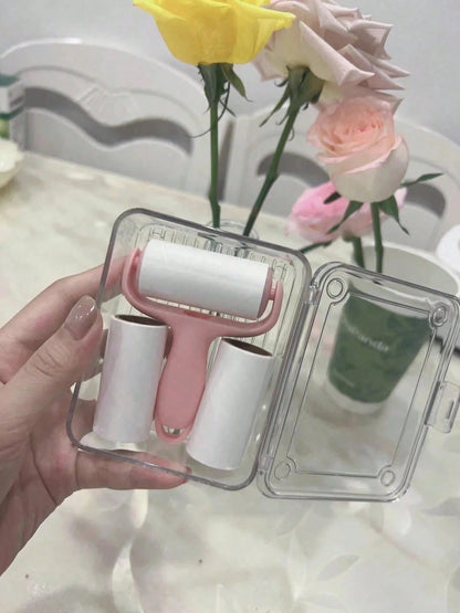 Small Tearable Lint Roller, Portable Household Cleaning Roller, High Adhesion Hair Removal Roller, Small Tearable Hair Remover, Clothing Hair Removal Roller, Tearable Hair Remover Suitable For Coats A