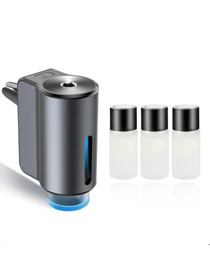 Smart Car Air Freshener- Upgraded Version, Includes 3 Bottles Of 10ml French Essential Oil, Enhanced Spray Effect, Long-Lasting Fragrance, Adjustable Intensity Car Aroma Device