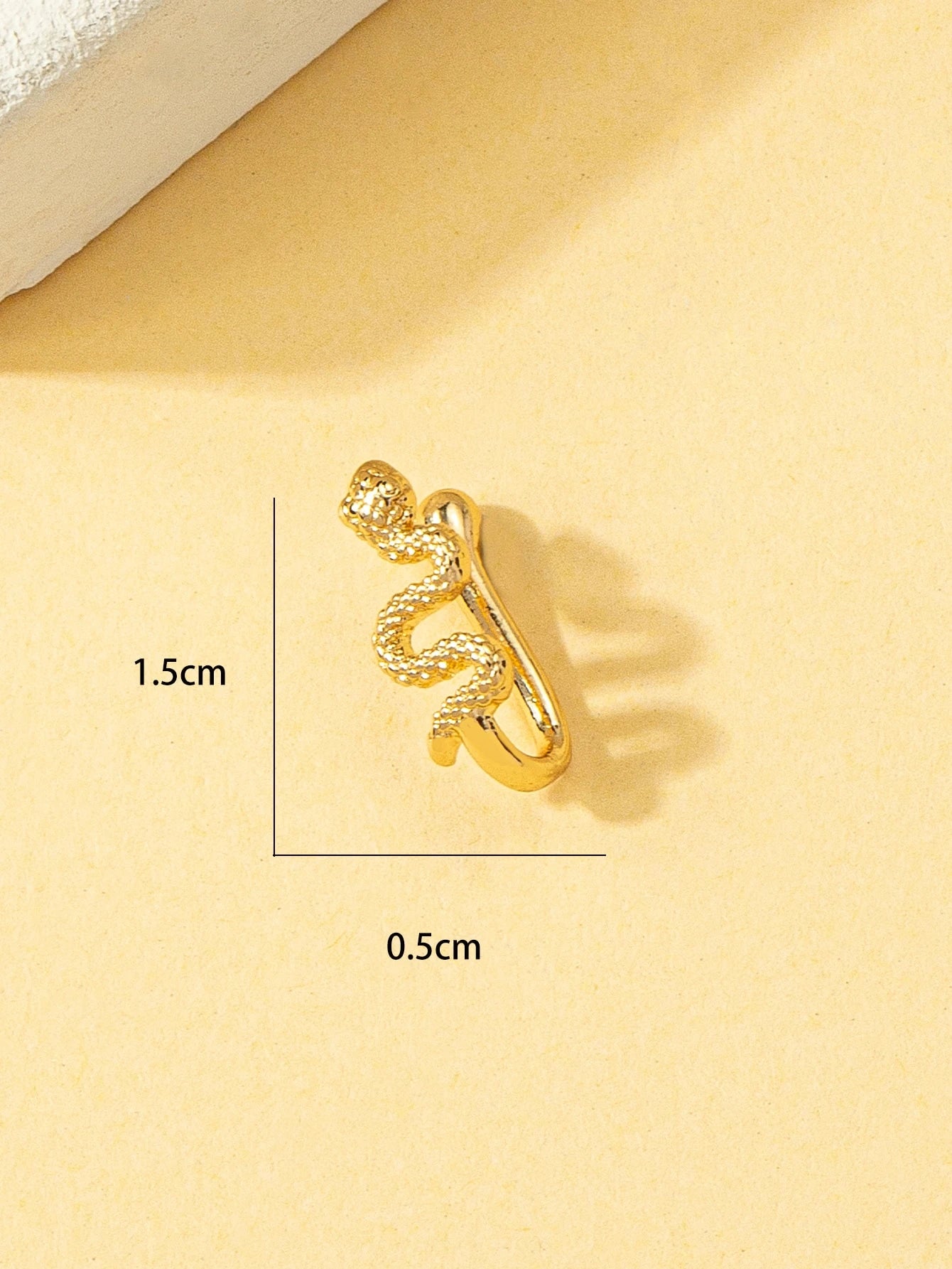 Snake Decor Nose Cuff For Women And Men, Punk Non Piercing, A Fashionable Body Jewelry Gift For Any Occasion
