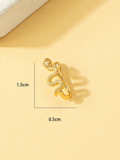 Snake Decor Nose Cuff For Women And Men, Punk Non Piercing, A Fashionable Body Jewelry Gift For Any Occasion