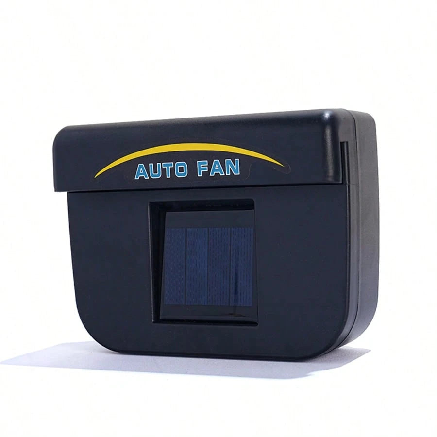 Solar Powered Car Ventilator Vehicle Exhaust Fan Window Automobile Cool Cooler Ventilation System Radiator For Windshield Air Circulation Solar/USB Powered Exhaust Radiator Fan Or Vehicle,Van, Truck