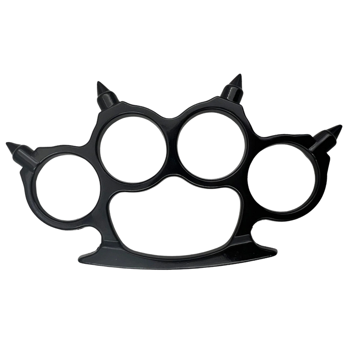 Solid Steel Knuckle Dusters - Spiked Brass Knuckles - Your Choice Color