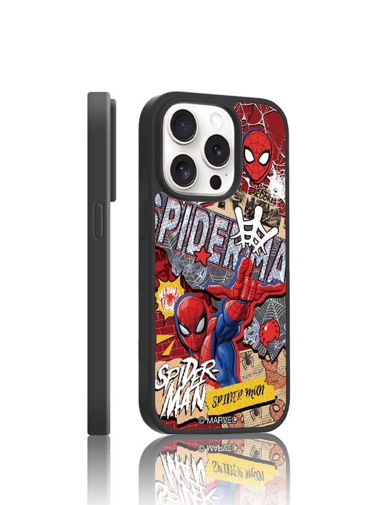 Spider-Man Phone Case, Simple And Fashionable Magnetic Acrylic Phone Case For Iphone17 17Air 17pro 17promax 11 12 13 14 15 16pro 16promax 14Plus 15Plus 16Plus 15promax