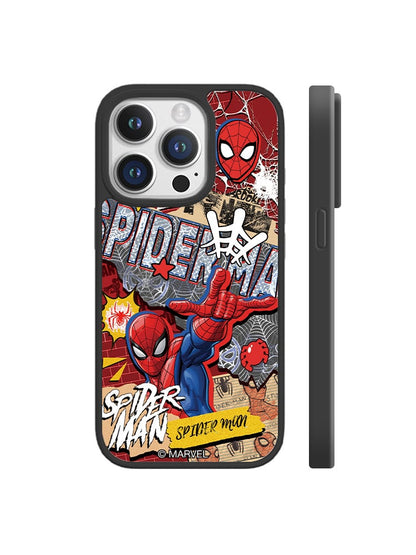 Spider-Man Phone Case, Simple And Fashionable Magnetic Acrylic Phone Case For Iphone17 17Air 17pro 17promax 11 12 13 14 15 16pro 16promax 14Plus 15Plus 16Plus 15promax