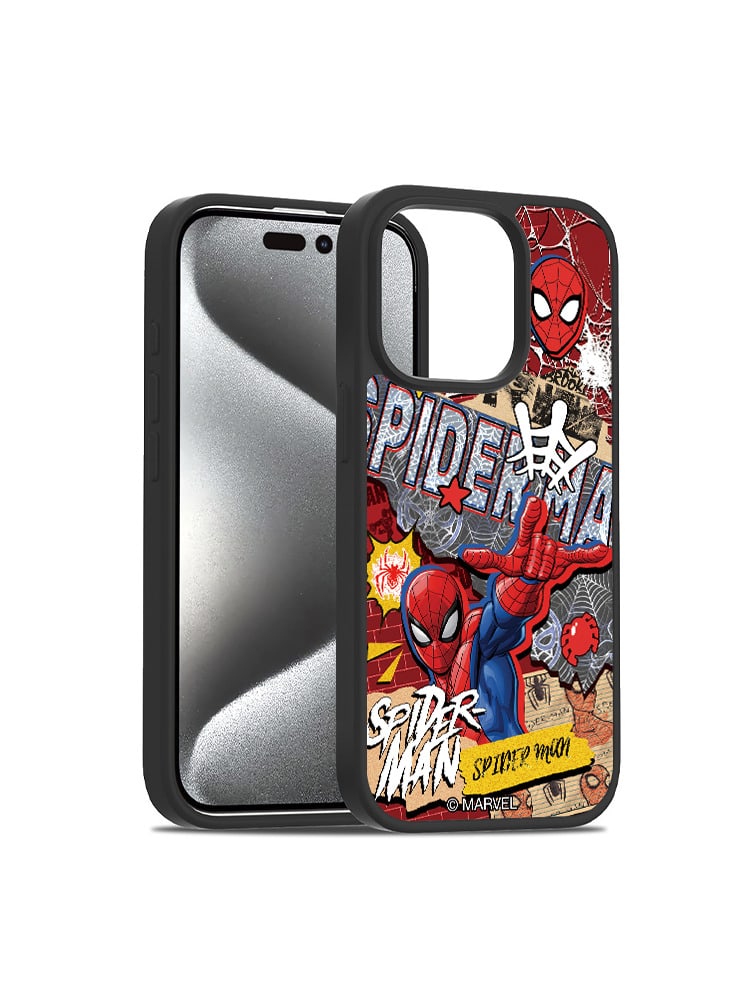 Spider-Man Phone Case, Simple And Fashionable Magnetic Acrylic Phone Case For Iphone17 17Air 17pro 17promax 11 12 13 14 15 16pro 16promax 14Plus 15Plus 16Plus 15promax